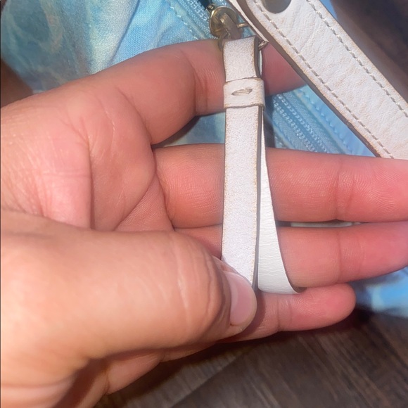 Coach Blue and Pink Patterned Bag - Picture 5 of 17